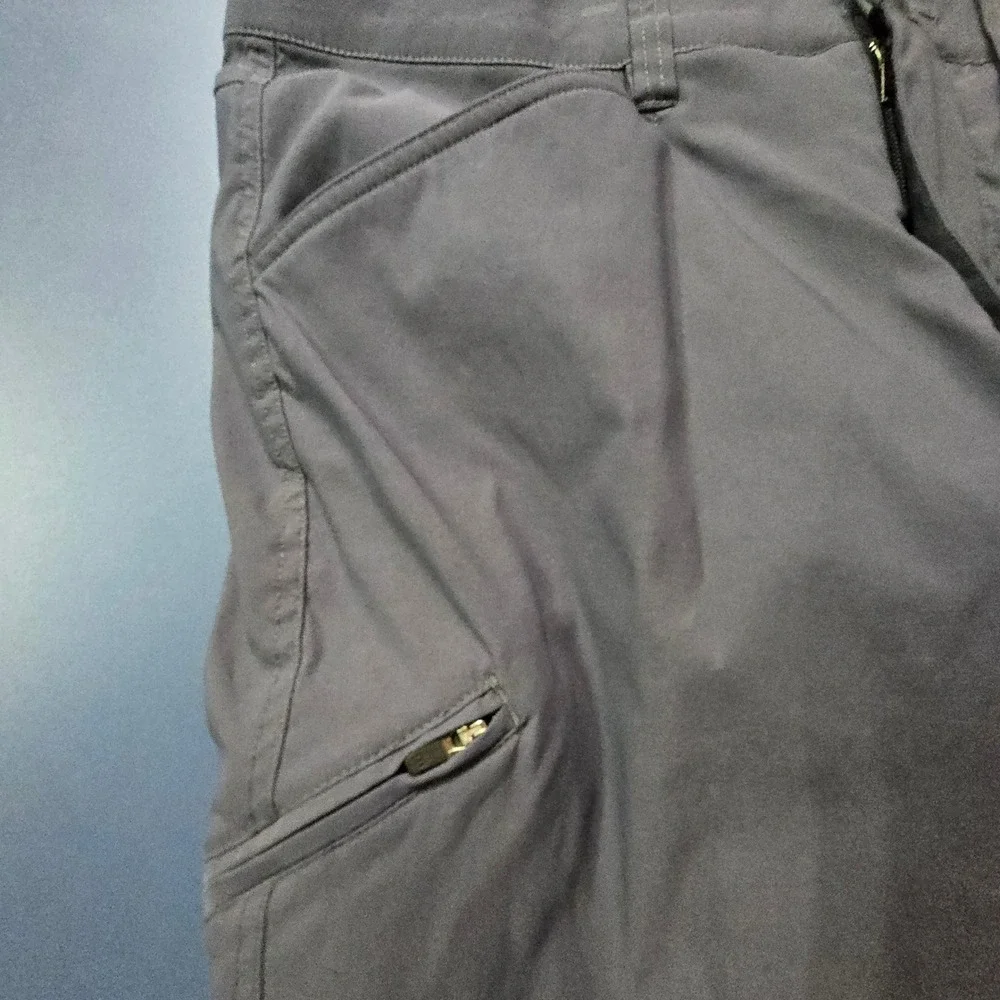 Orvis Hiking Pants Charcoal Grey Water Repellent Tech Utility Cargo Slacks 32x30